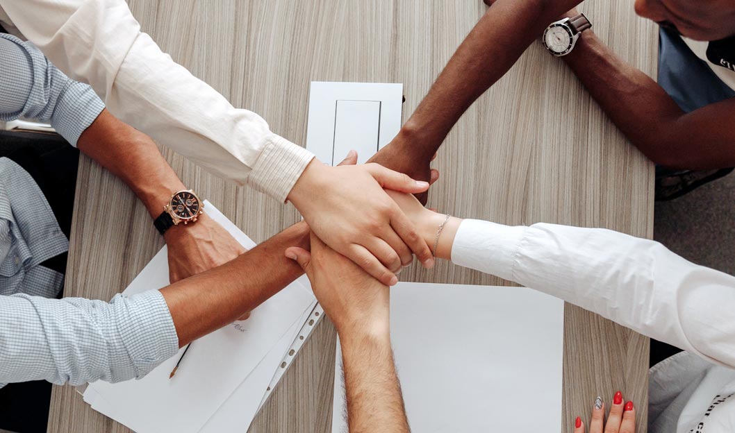 teamwork - hands
